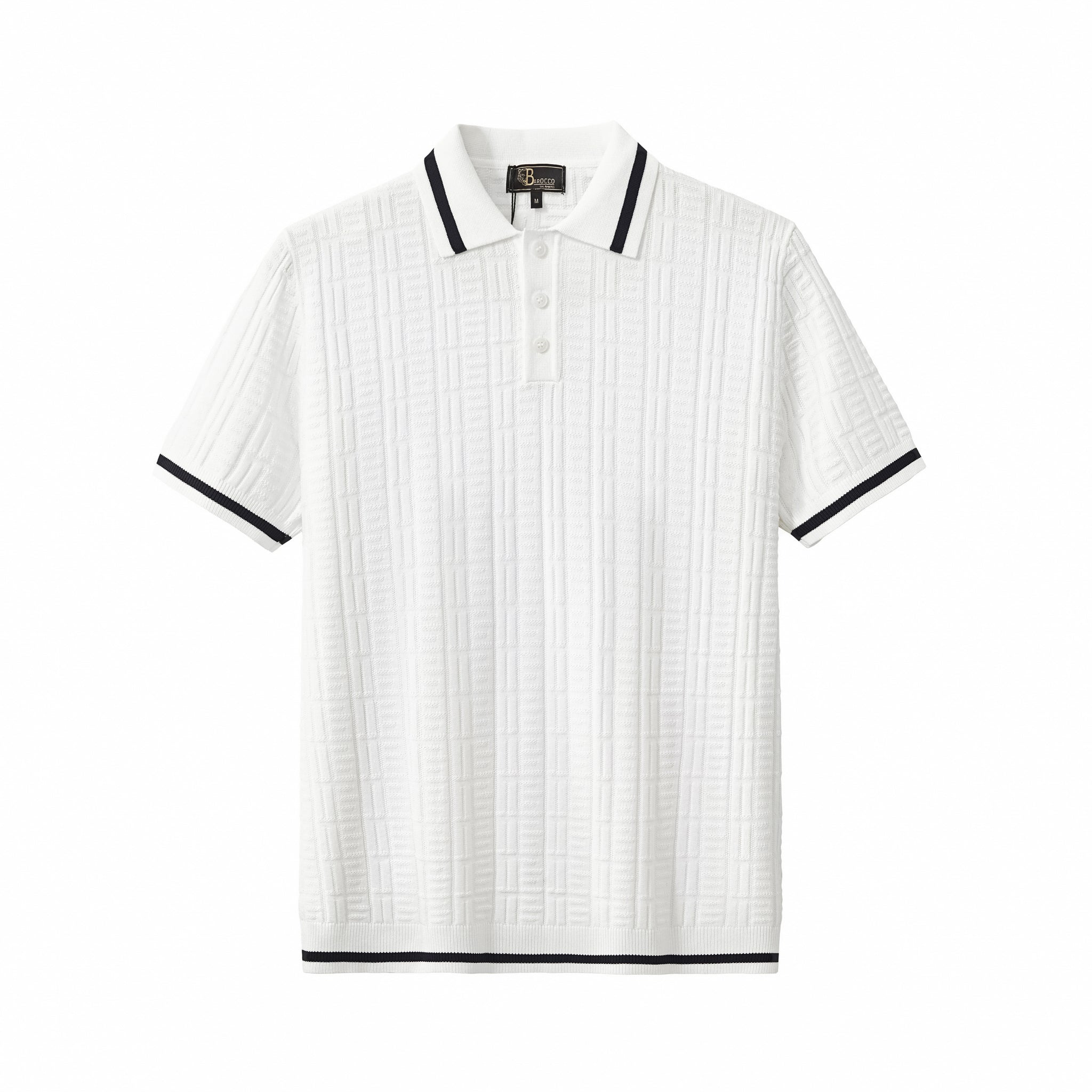 Textura Knit Polo IVORY