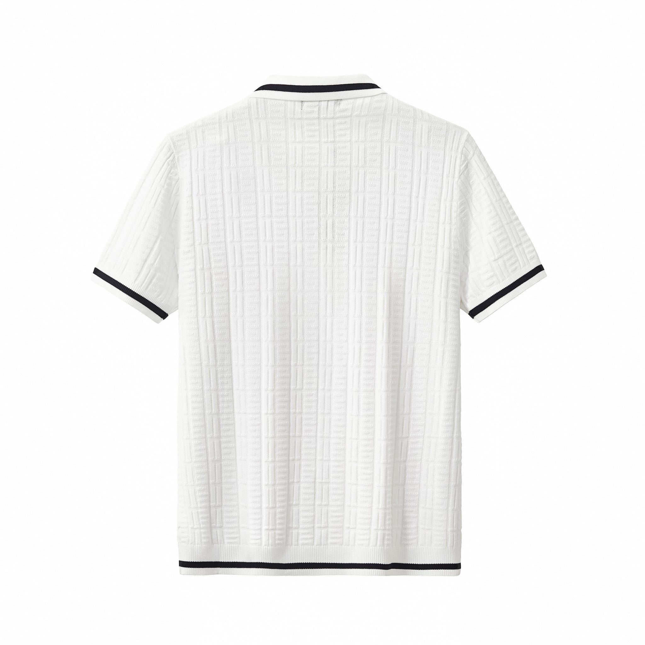 Textura Knit Polo IVORY