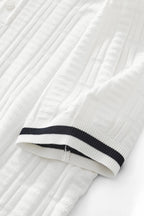 Textura Knit Polo IVORY