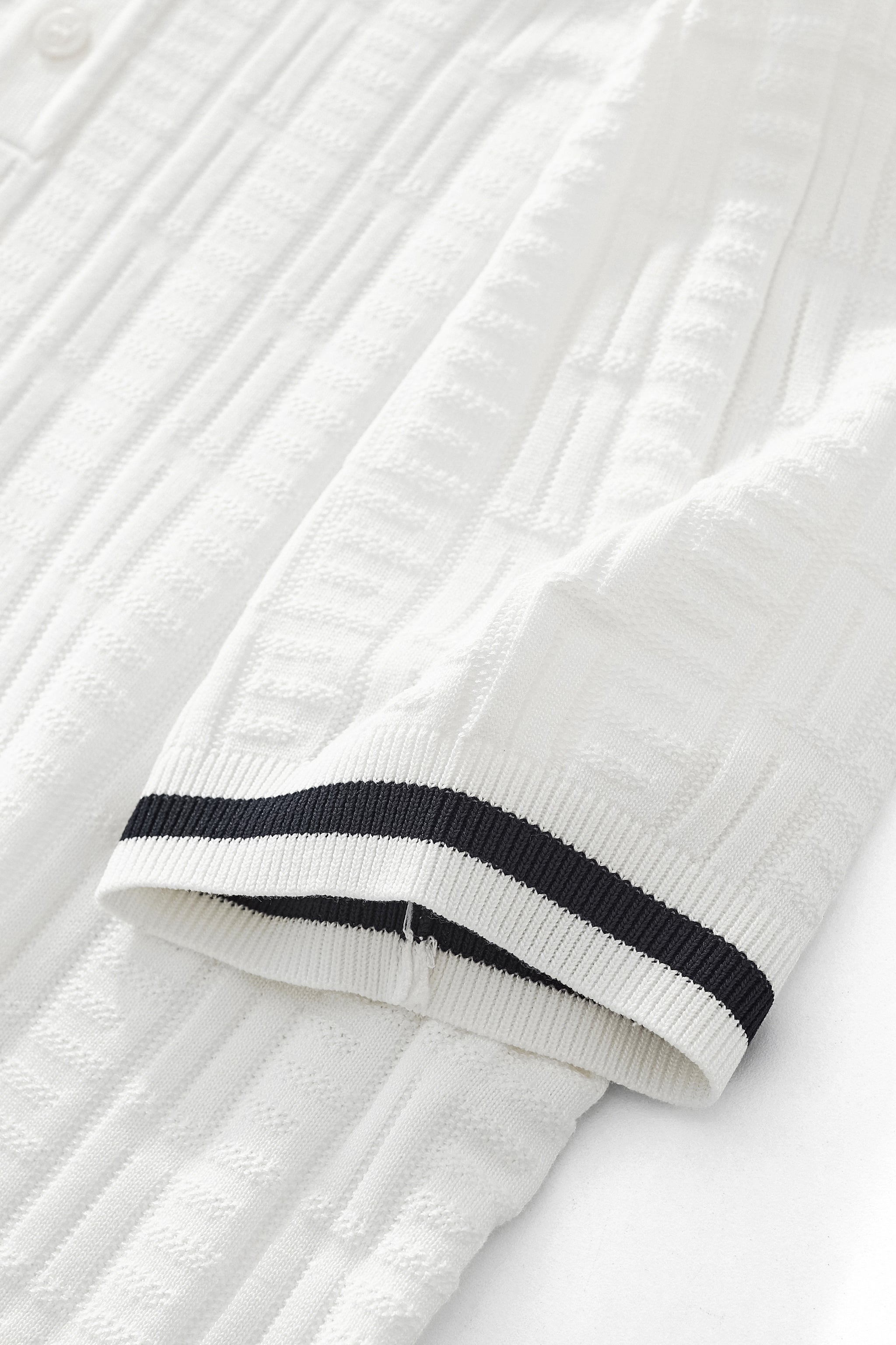 Textura Knit Polo IVORY