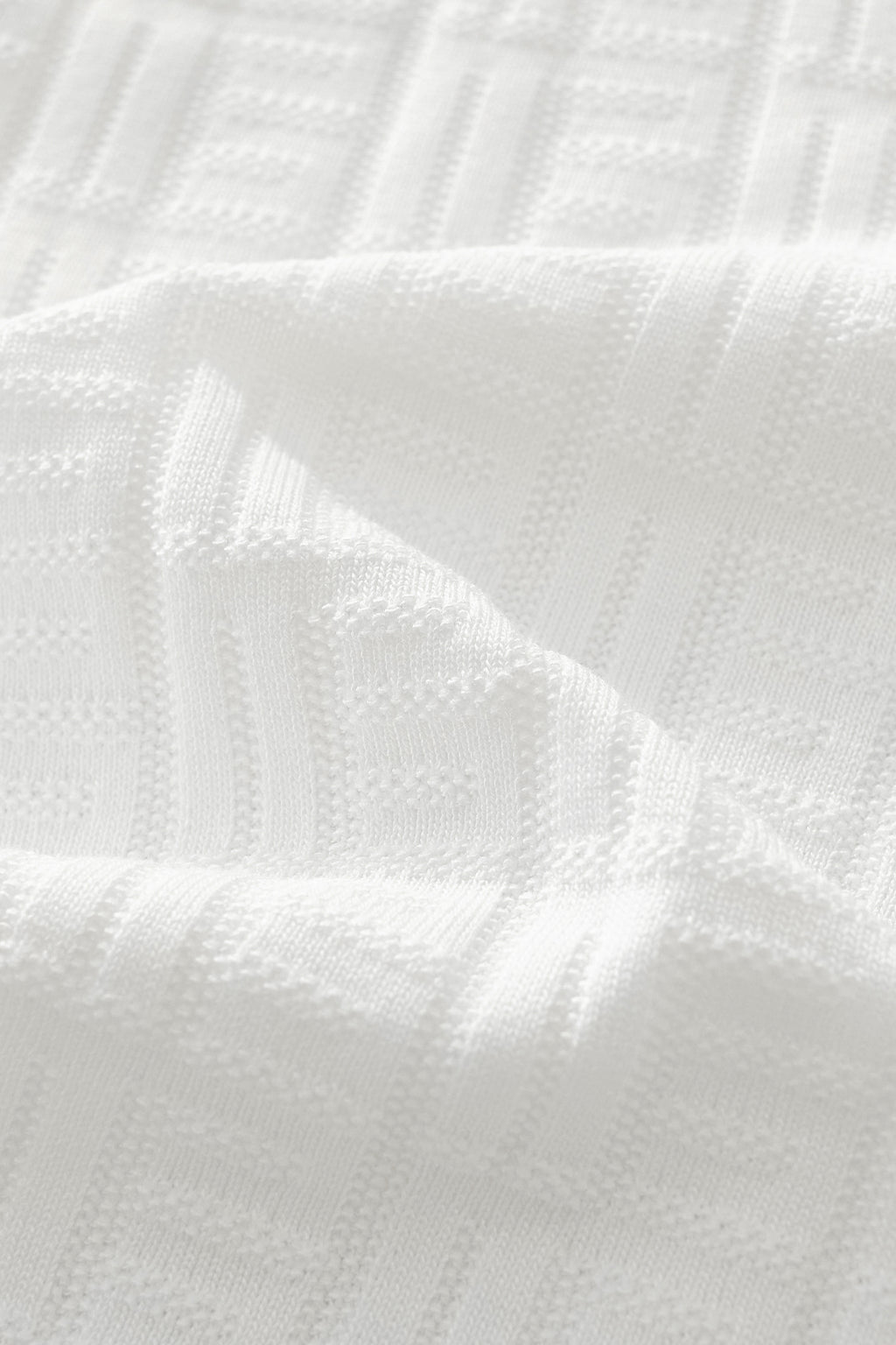 Textura Knit Polo IVORY