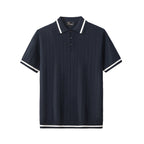 Textura Knit Polo NAVY