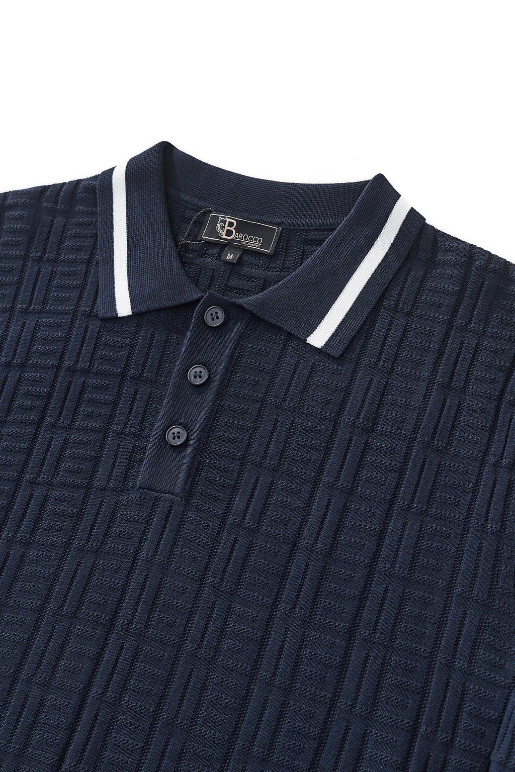 Textura Knit Polo NAVY