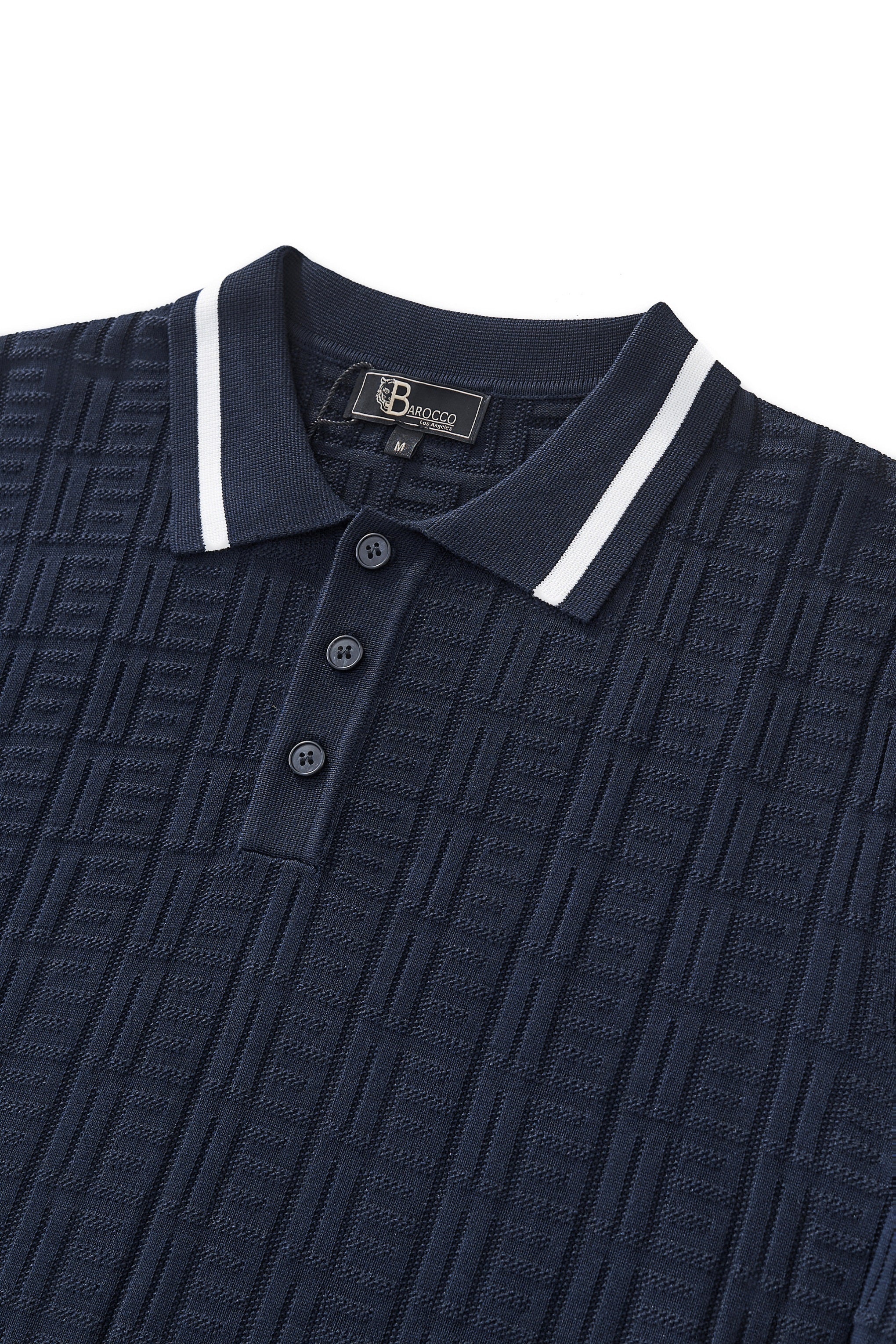 Textura Knit Polo NAVY