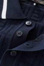 Textura Knit Polo NAVY