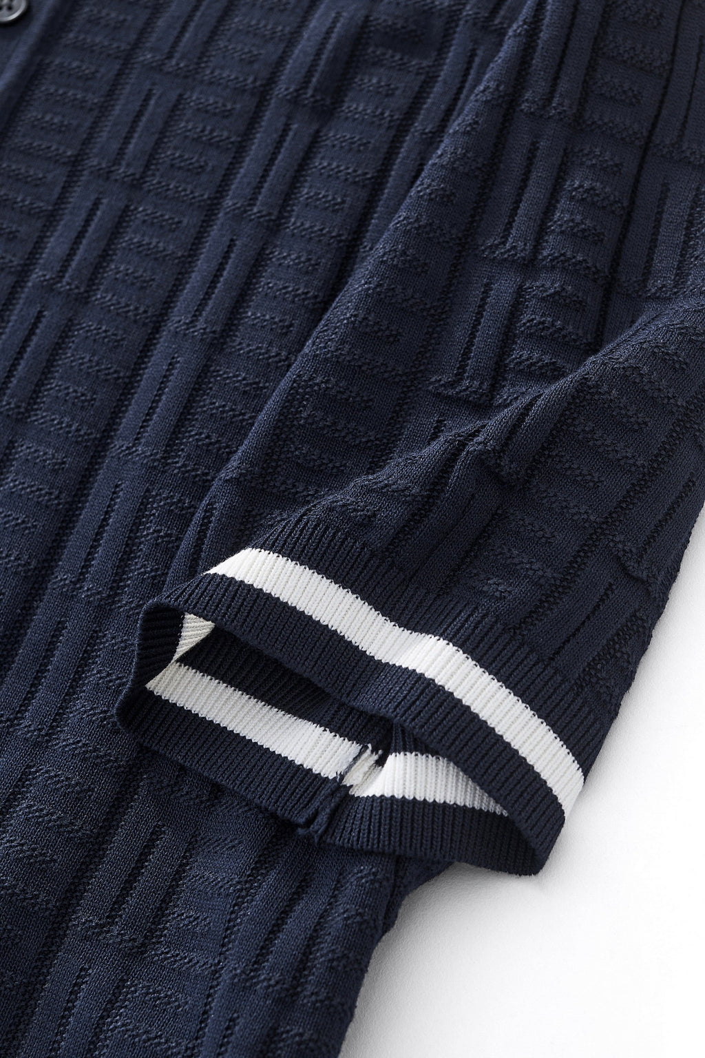 Textura Knit Polo NAVY
