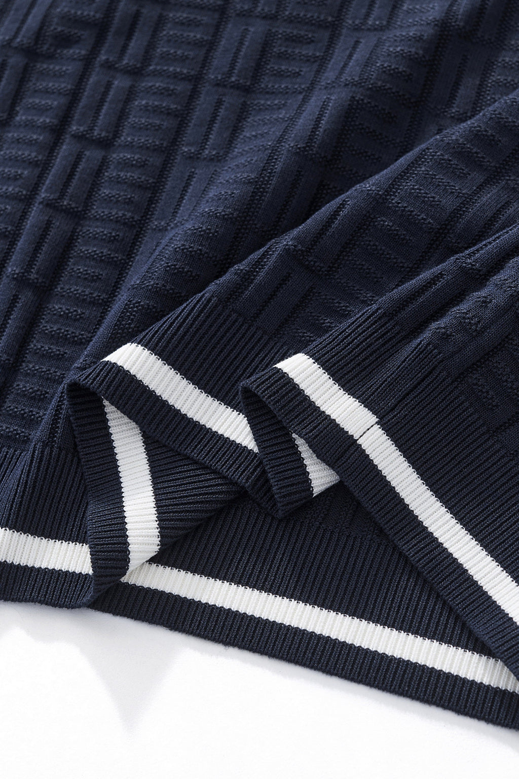 Textura Knit Polo NAVY
