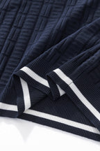 Textura Knit Polo NAVY