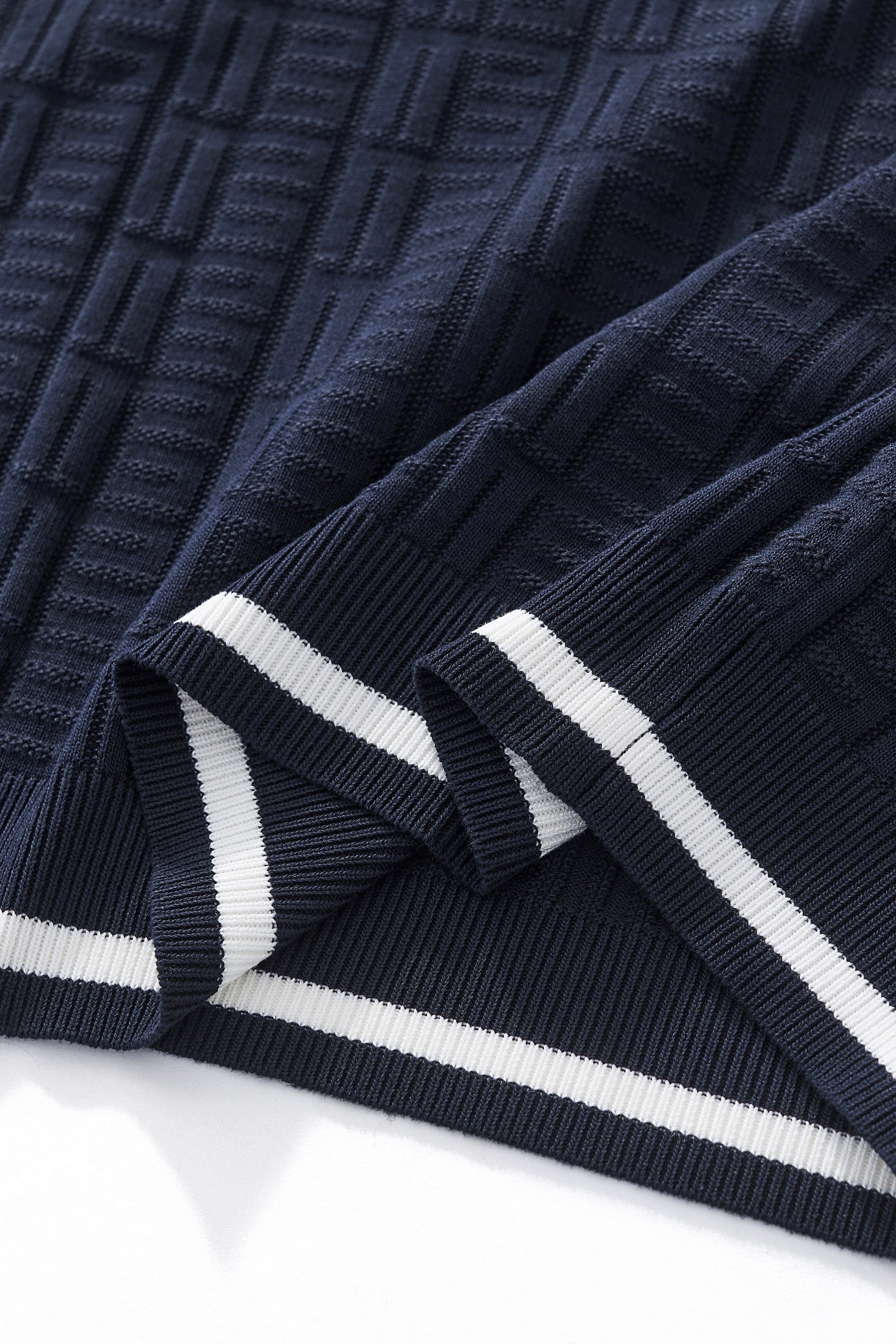 Textura Knit Polo NAVY