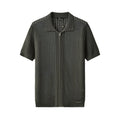 Breeze Mesh Zip Knit SS Shirt ARMY GREEN