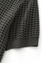 Breeze Mesh Zip Knit SS Shirt ARMY GREEN