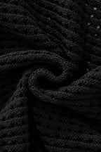 Breeze Mesh Zip Knit SS Shirt BLACK