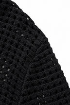 Breeze Mesh Zip Knit SS Shirt BLACK