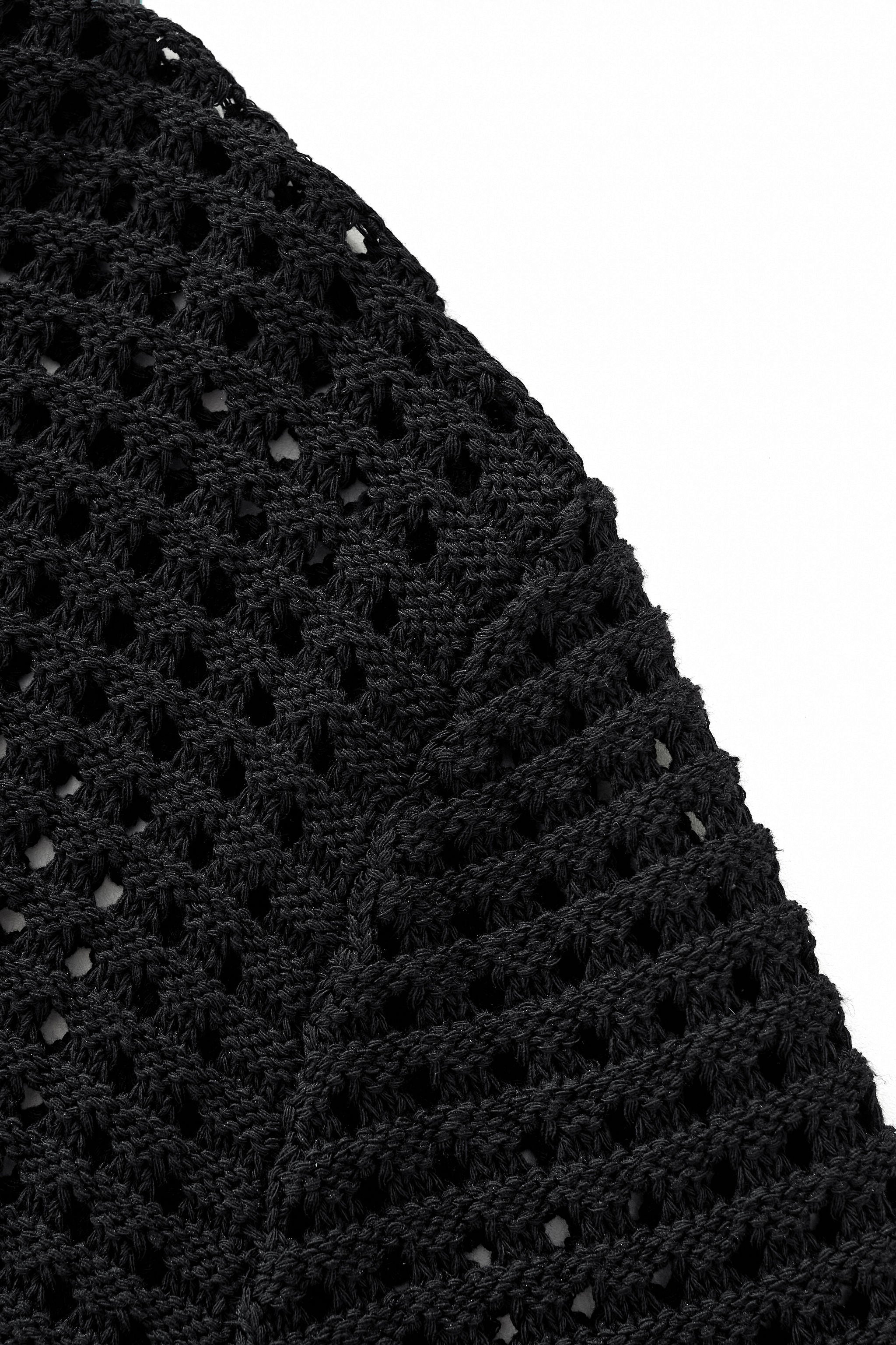 Breeze Mesh Zip Knit SS Shirt BLACK