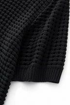 Breeze Mesh Zip Knit SS Shirt BLACK