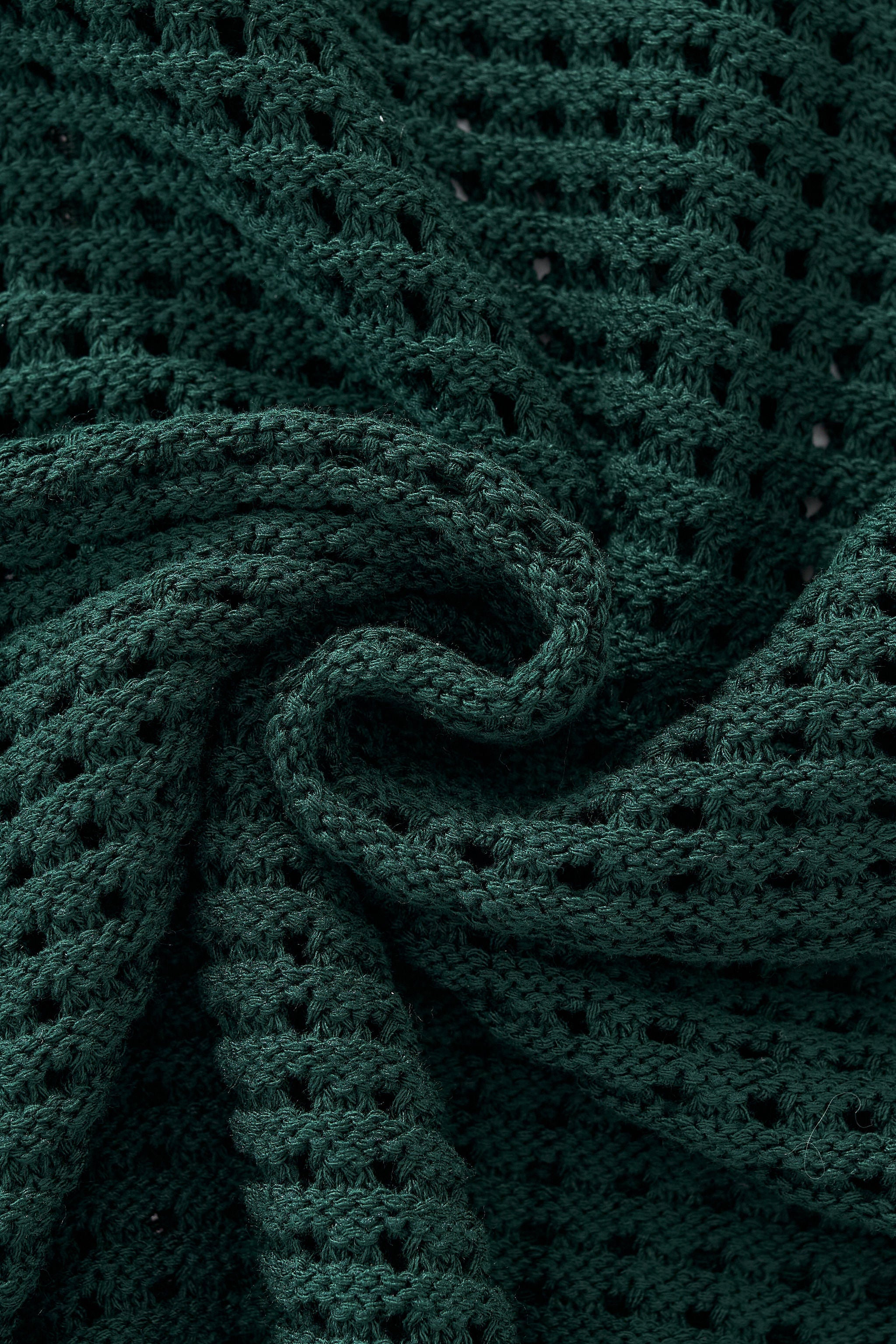 Breeze Mesh Zip Knit SS Shirt HUNTER GREEN