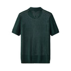 Breeze Mesh Zip Knit SS Shirt HUNTER GREEN