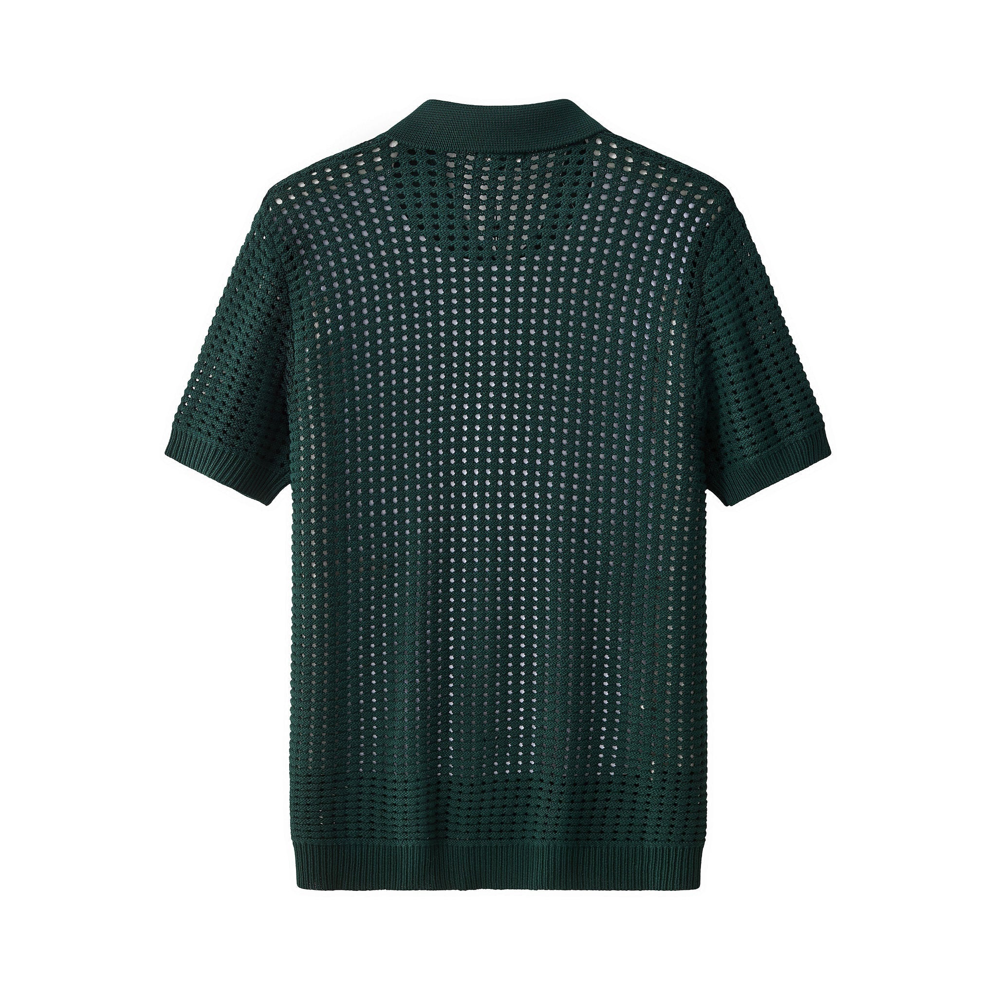 Breeze Mesh Zip Knit SS Shirt HUNTER GREEN
