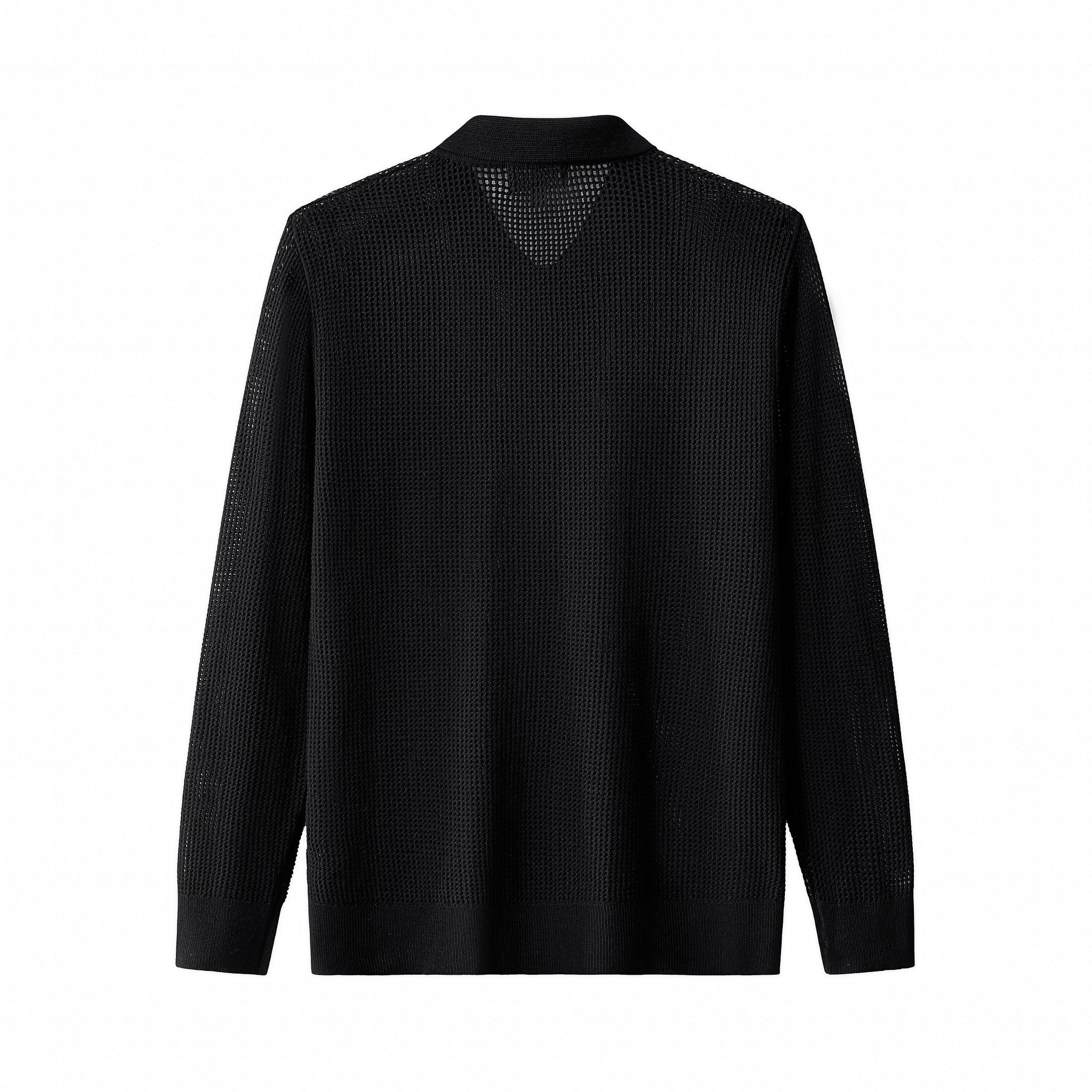 Ventura Mesh Knit LS Shirt BLACK