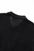 Ventura Mesh Knit LS Shirt BLACK