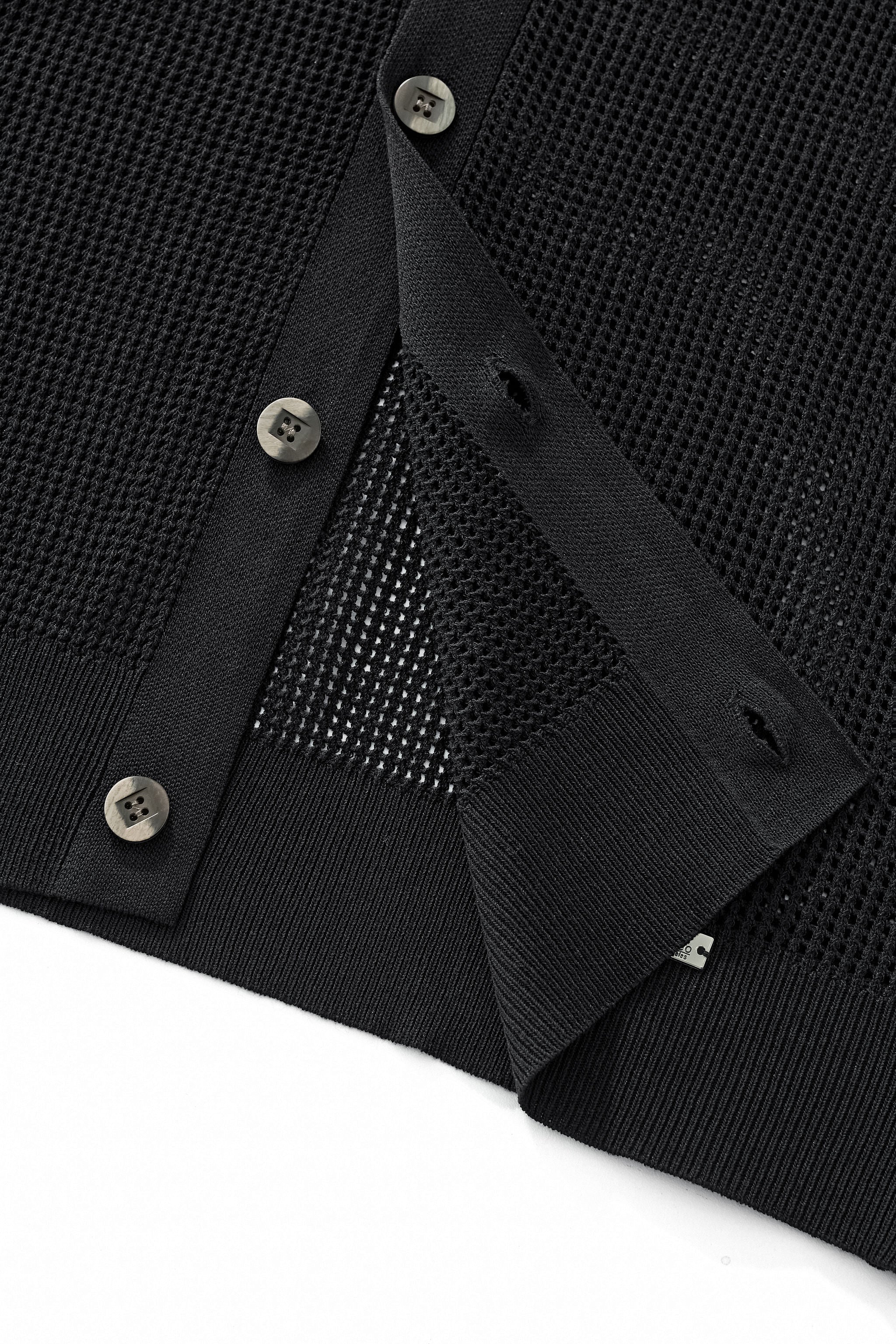 Ventura Mesh Knit LS Shirt BLACK