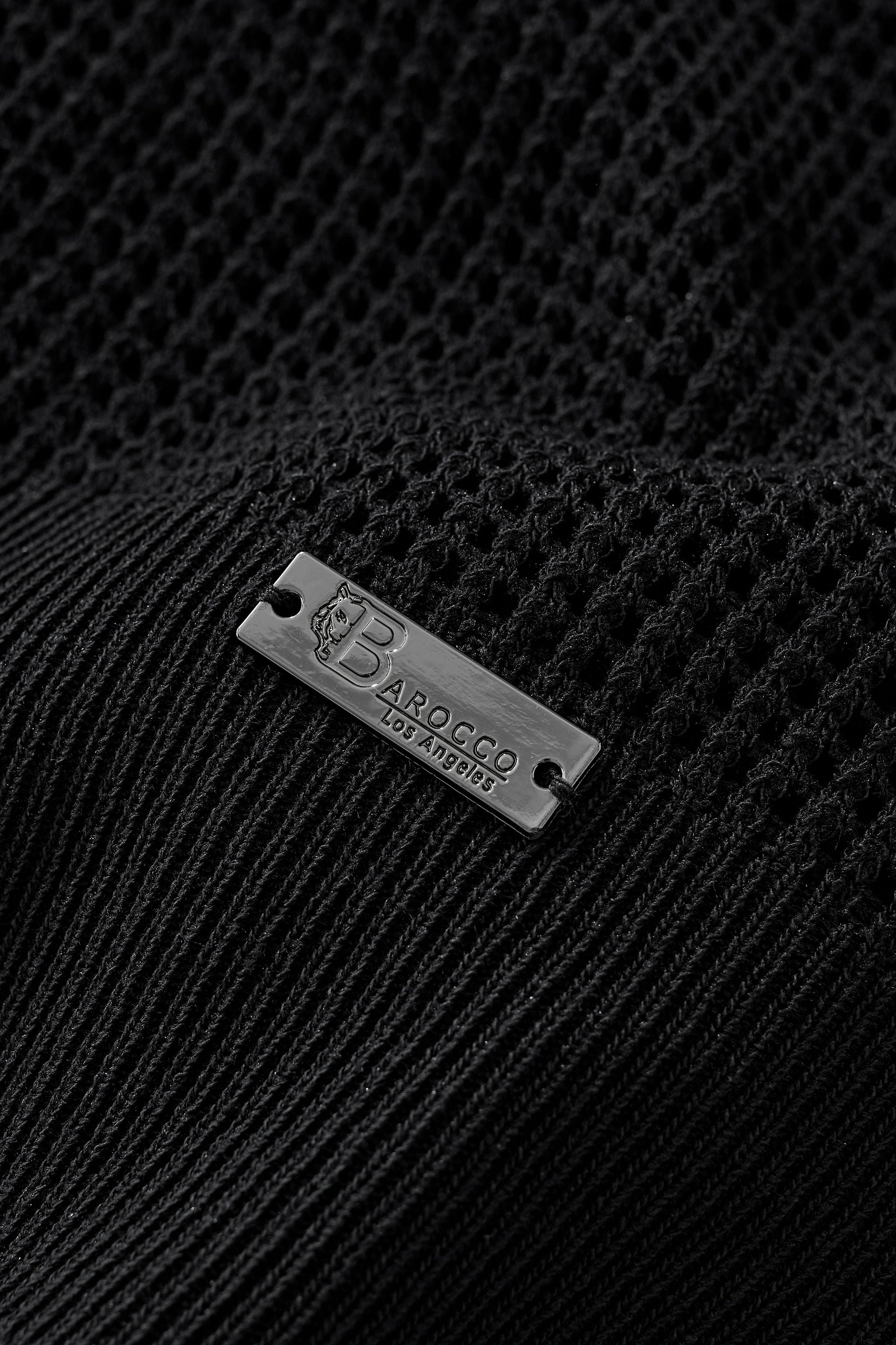Ventura Mesh Knit LS Shirt BLACK