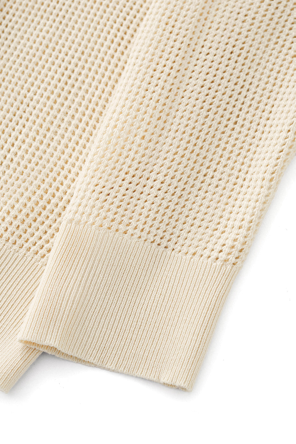 Ventura Mesh Knit LS Shirt IVORY