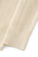 Ventura Mesh Knit LS Shirt IVORY