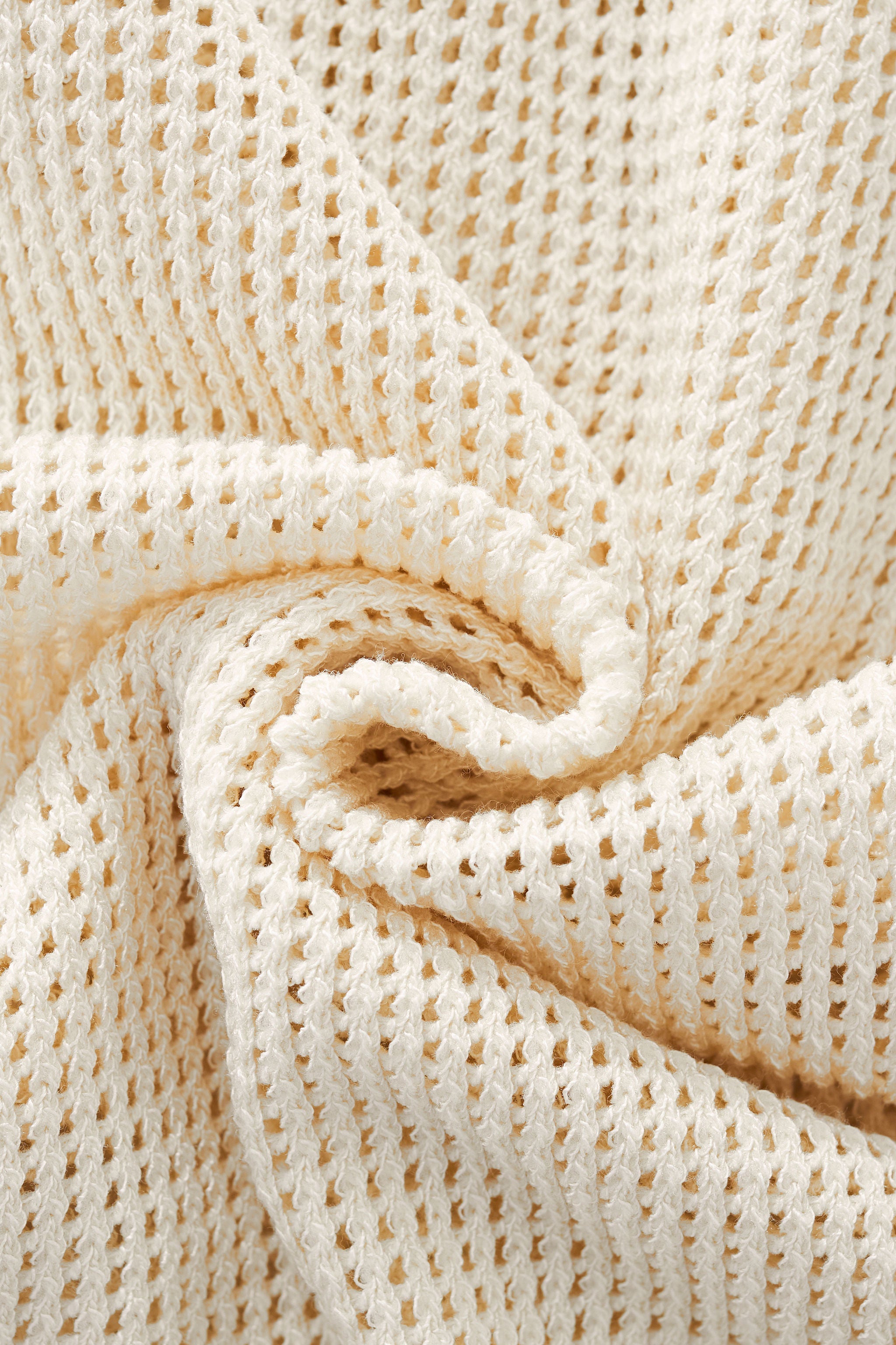 Ventura Mesh Knit LS Shirt IVORY