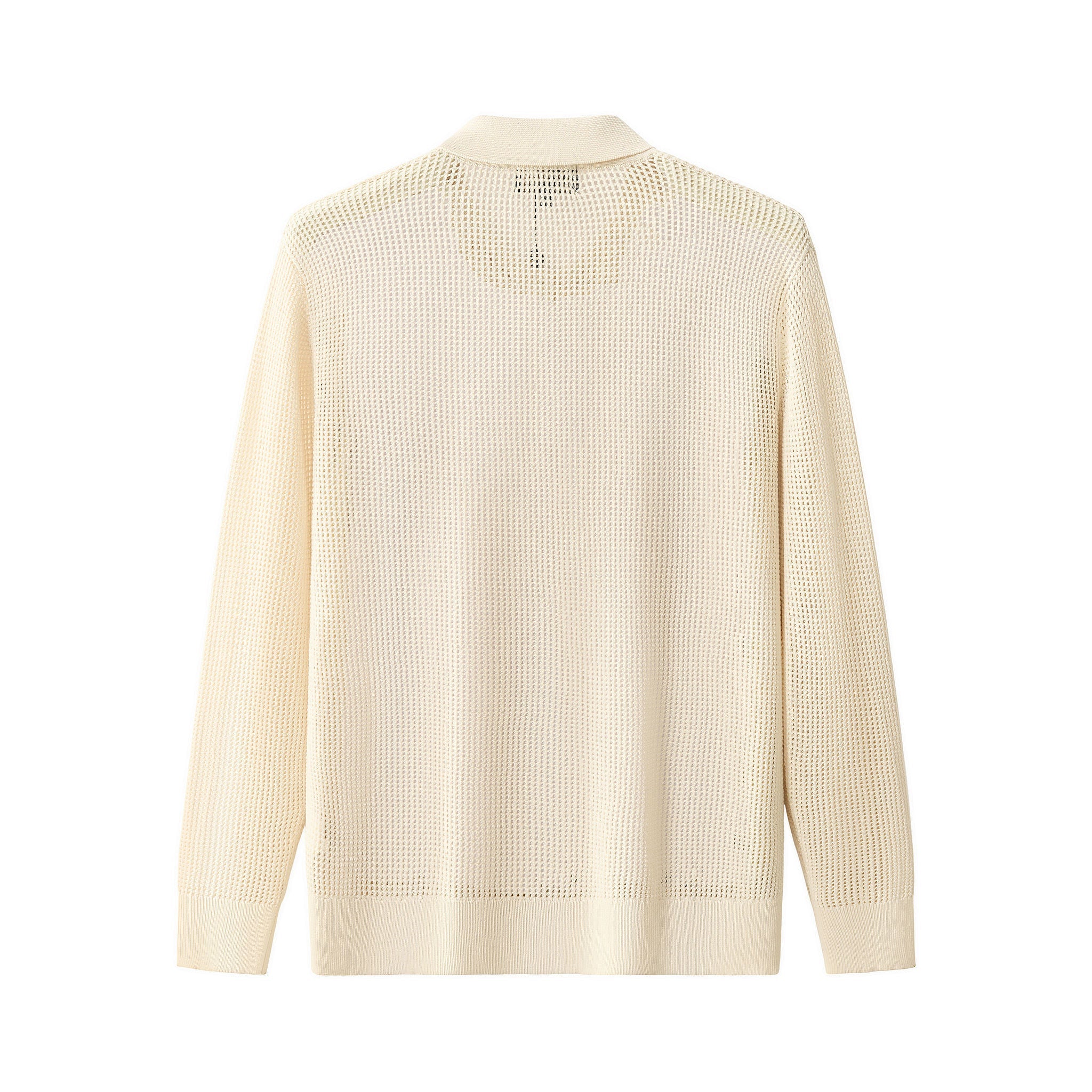 Ventura Mesh Knit LS Shirt IVORY
