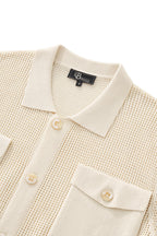 Ventura Mesh Knit LS Shirt IVORY