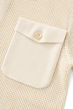 Ventura Mesh Knit LS Shirt IVORY