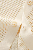 Ventura Mesh Knit LS Shirt IVORY