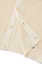 Ventura Mesh Knit LS Shirt IVORY