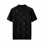Monaco Mesh Knit SS Shirt BLACK