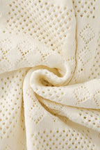 Monaco Mesh Knit SS Shirt IVORY