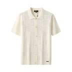 Monaco Mesh Knit SS Shirt IVORY