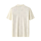 Monaco Mesh Knit SS Shirt IVORY