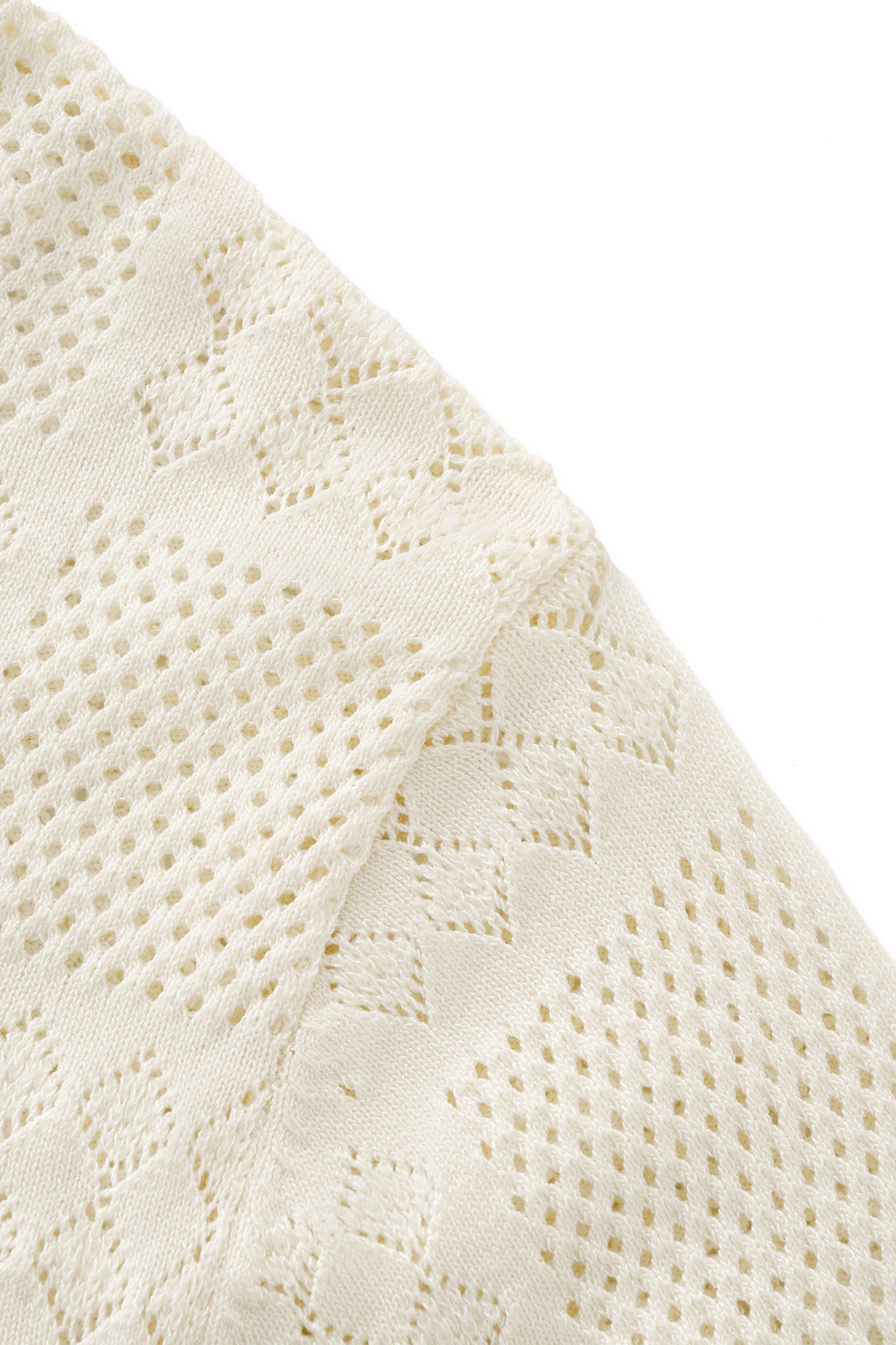 Monaco Mesh Knit SS Shirt IVORY