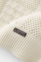 Monaco Mesh Knit SS Shirt IVORY