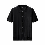 Riviera Mesh Knit SS Shirt BLACK