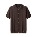 Riviera Mesh Knit SS Shirt COFFEE