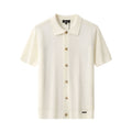 Riviera Mesh Knit SS Shirt IVORY