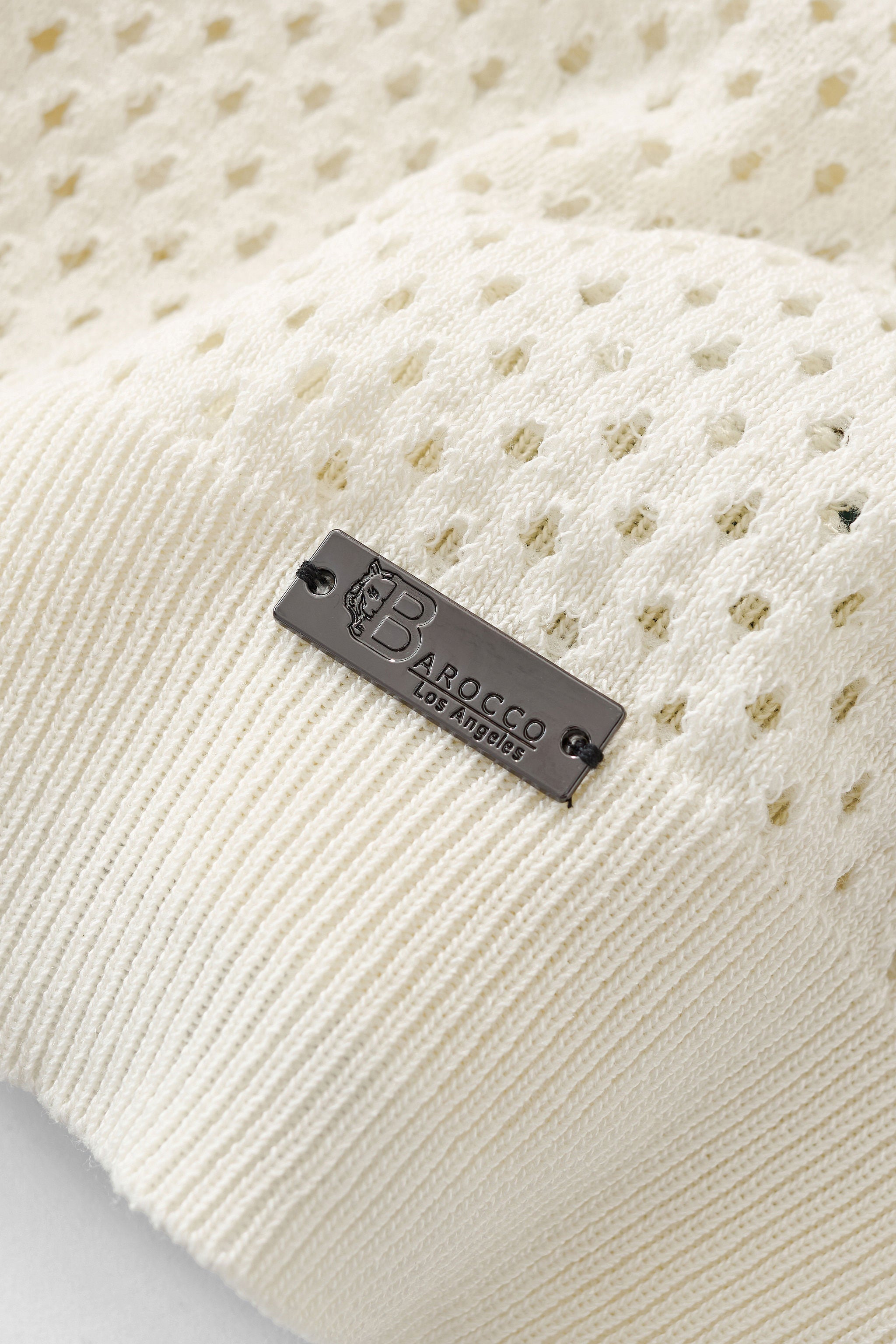 Riviera Mesh Knit SS Shirt IVORY