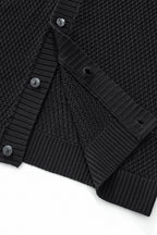 Marina Stripe Knit SS Shirt BLACK