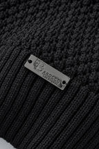Marina Stripe Knit SS Shirt BLACK