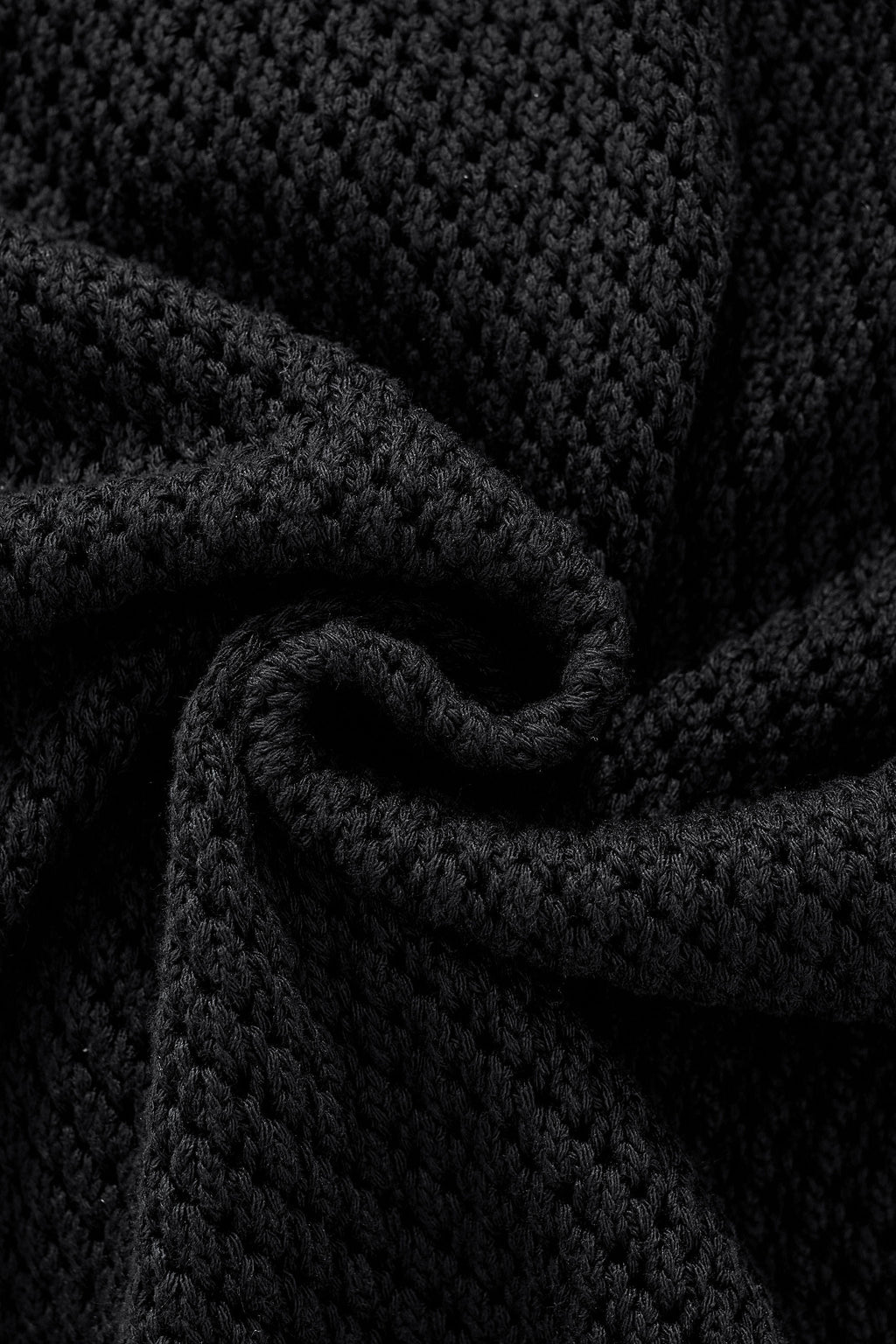 Marina Stripe Knit SS Shirt BLACK