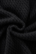Marina Stripe Knit SS Shirt BLACK