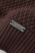 Marina Stripe Knit SS Shirt COFFEE