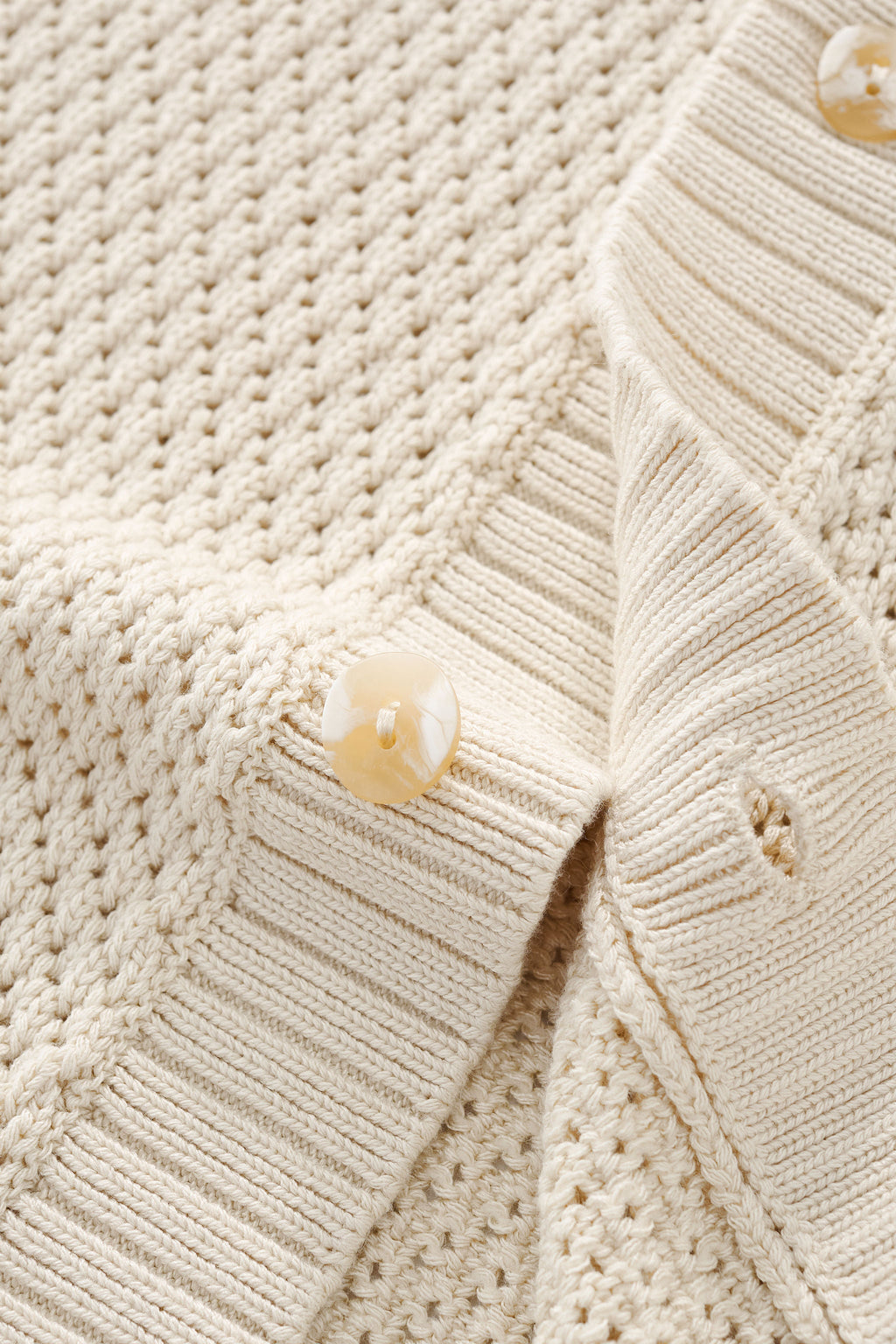 Marina Stripe Knit SS Shirt IVORY